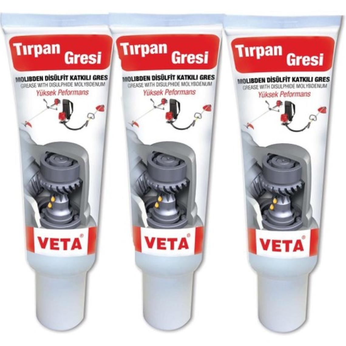 Veta Tırpan Gres Yağı 150 Gr.yüksek Isı +200° 3 Adet