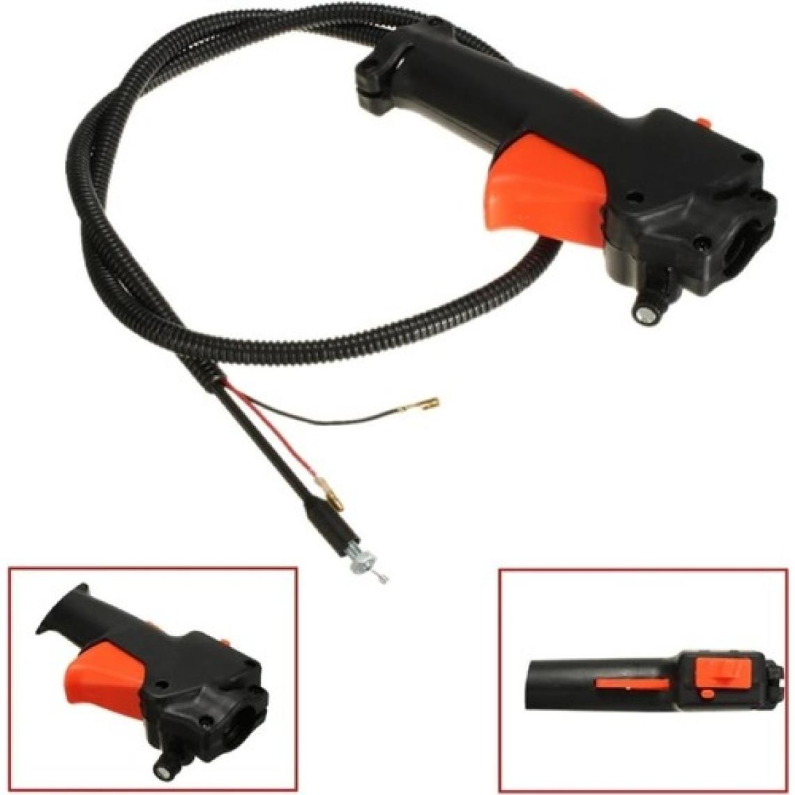 Hsgl Motorlu Tırpan Sırt Model Gaz Tetik Komple Set Cg/bg 430-520 Gaz Kolu Tırpan Yedek Parça Aksesuar