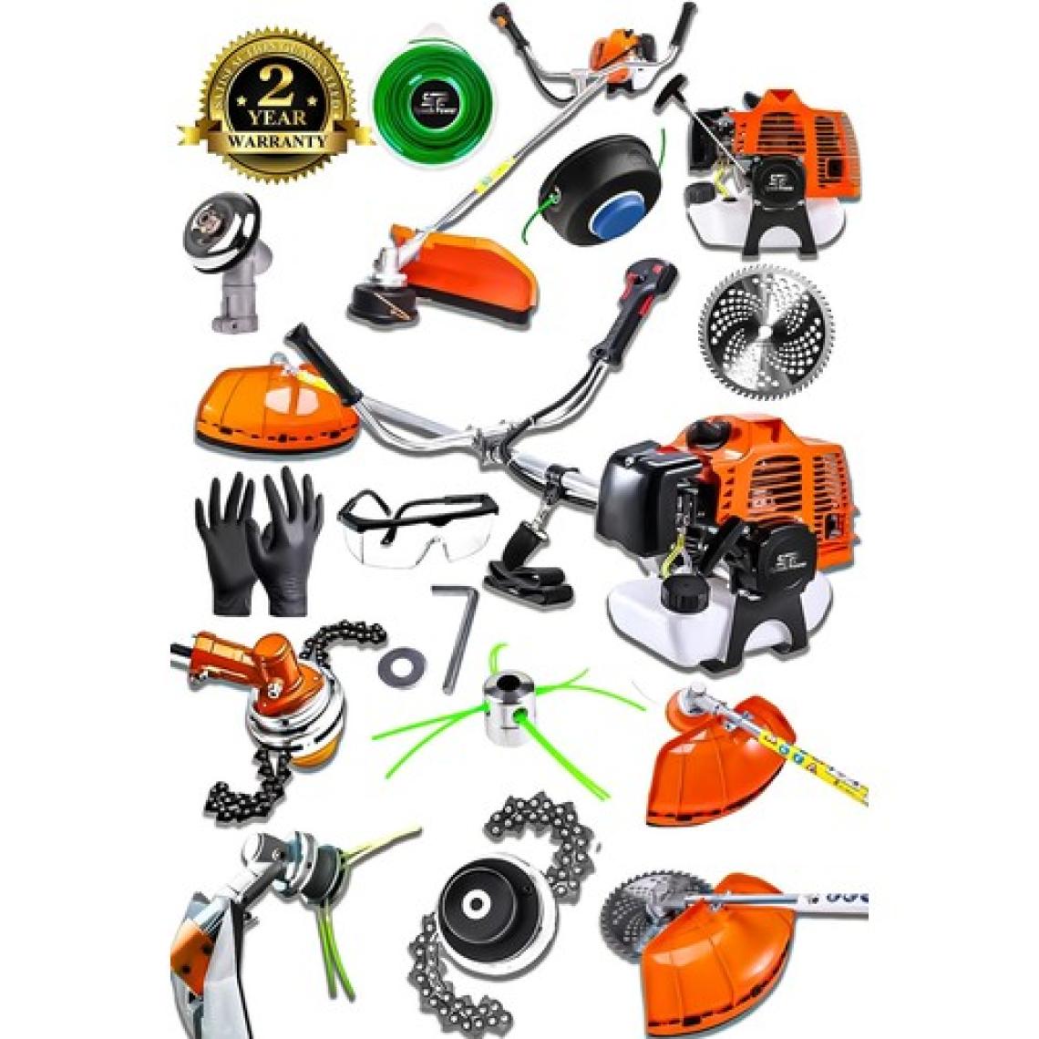 Spech Power Patrick 14 Hp Geniş Piston Benzinli Yan Tipi Ot Çalı Çim Biçme Kesme Makinesi