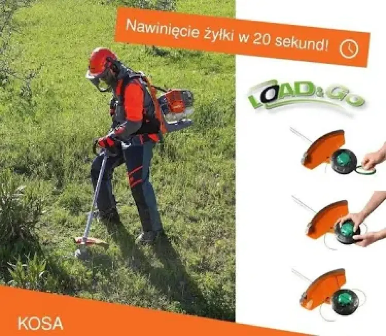 Oleomac Tırpan Oto.Başlık Metal Load&Go 130Mm