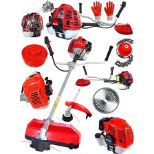 Graizer Alman K6003 Yan Tipi Benzinli Motorlu Ot Çalı Tırpanı Çim Biçme Makinesi Tırpan + Canavar Baslik