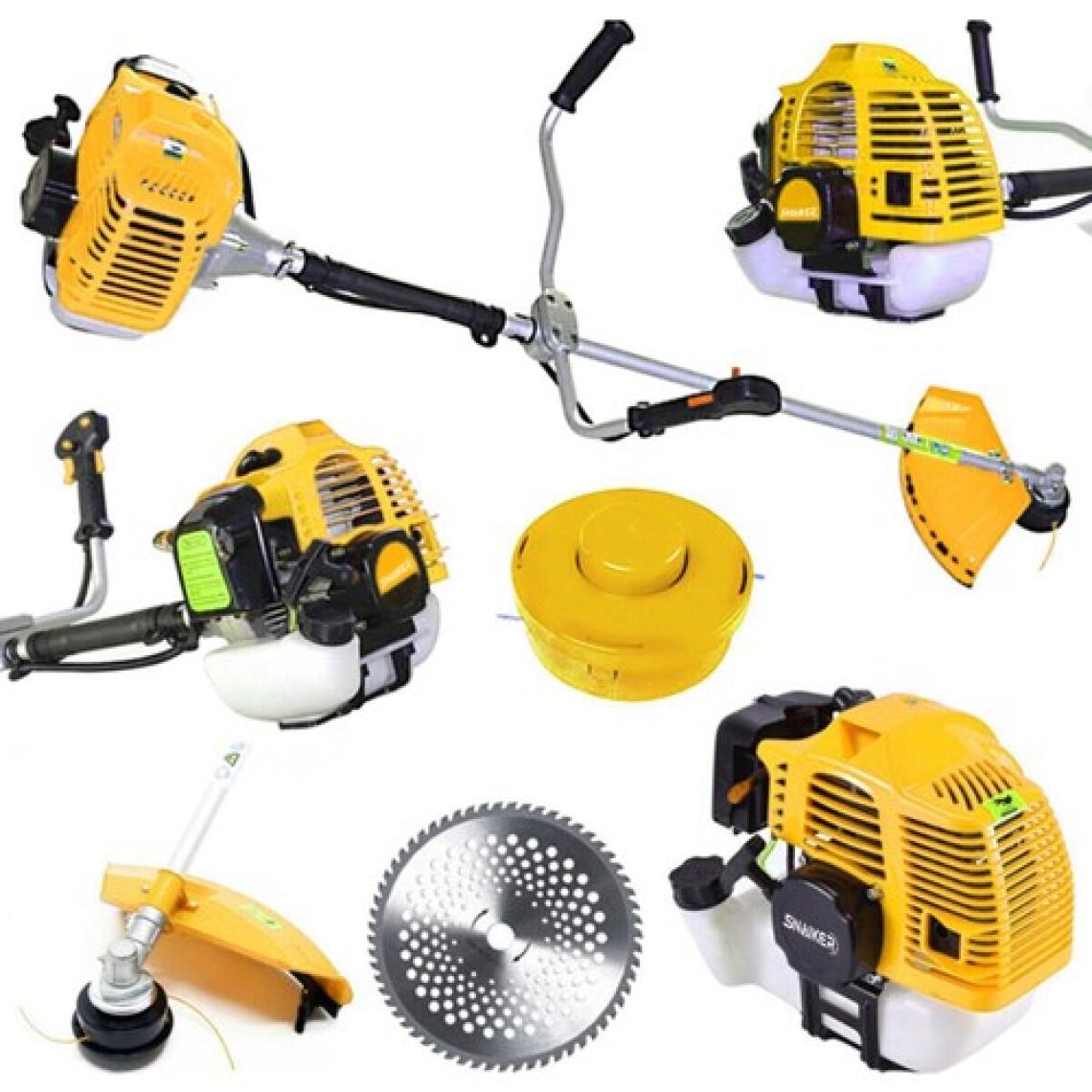 Alman 6 Hp Yan Tipi Benzinli Motorlu Ot Çalı Tırpanı Çim Biçme Makinesi Tırpan S-21