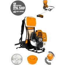 Böhrer 6.5 Hpf Sırt Tipi Benzin Motorlu Çim Çalı Kesme Biçme Makinesi Sırt Tırpan