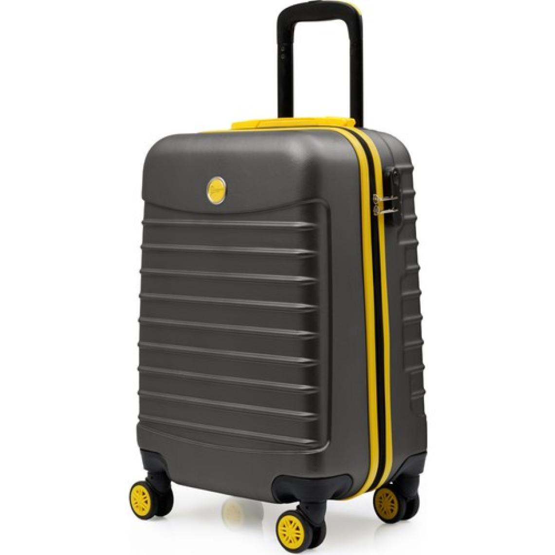 2'li Valiz Seti Orta Boy - Kabin Boy Antrasit 1168
