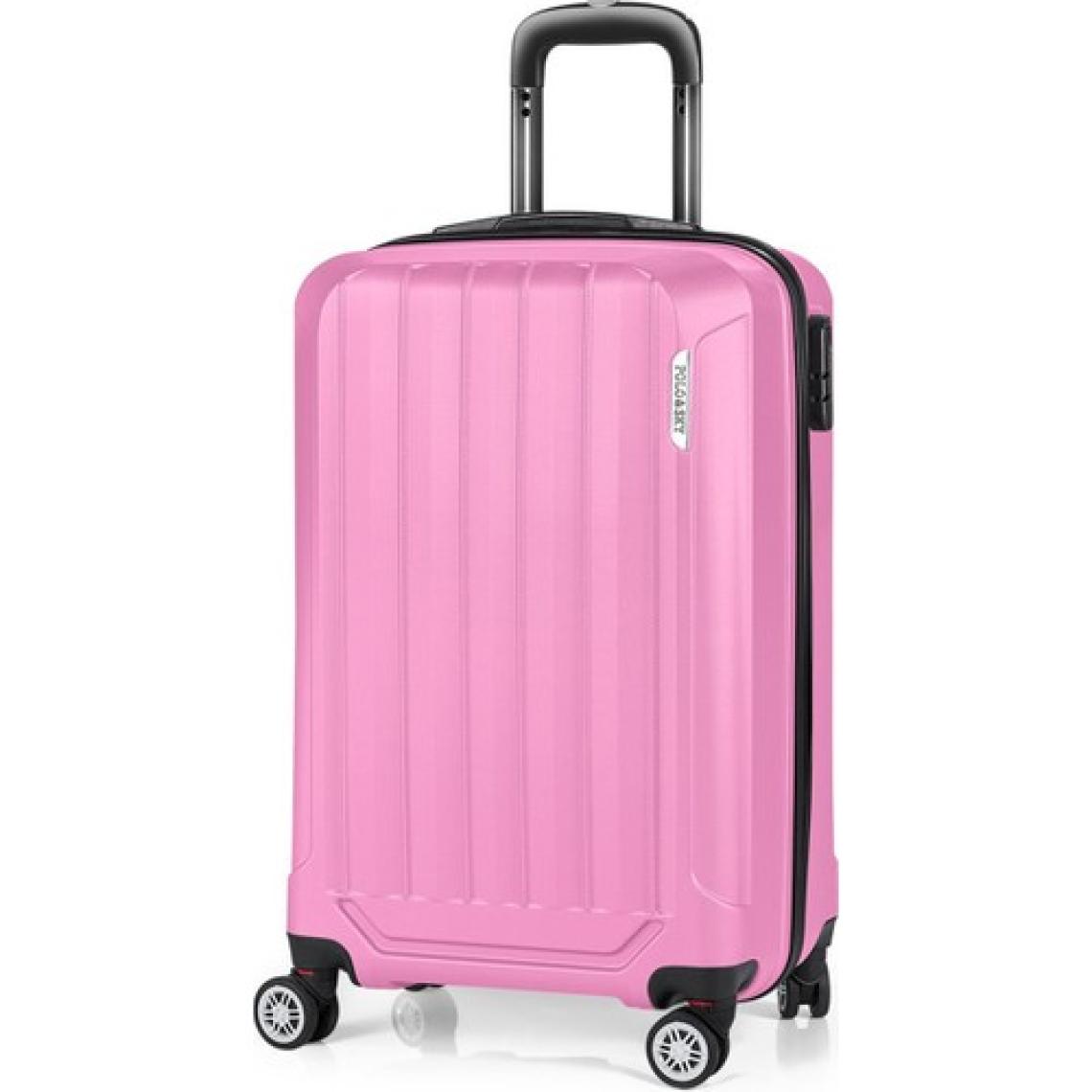 Polo&Sky Spring Model Pembe Renk Kabin Boy Valiz Bavul
