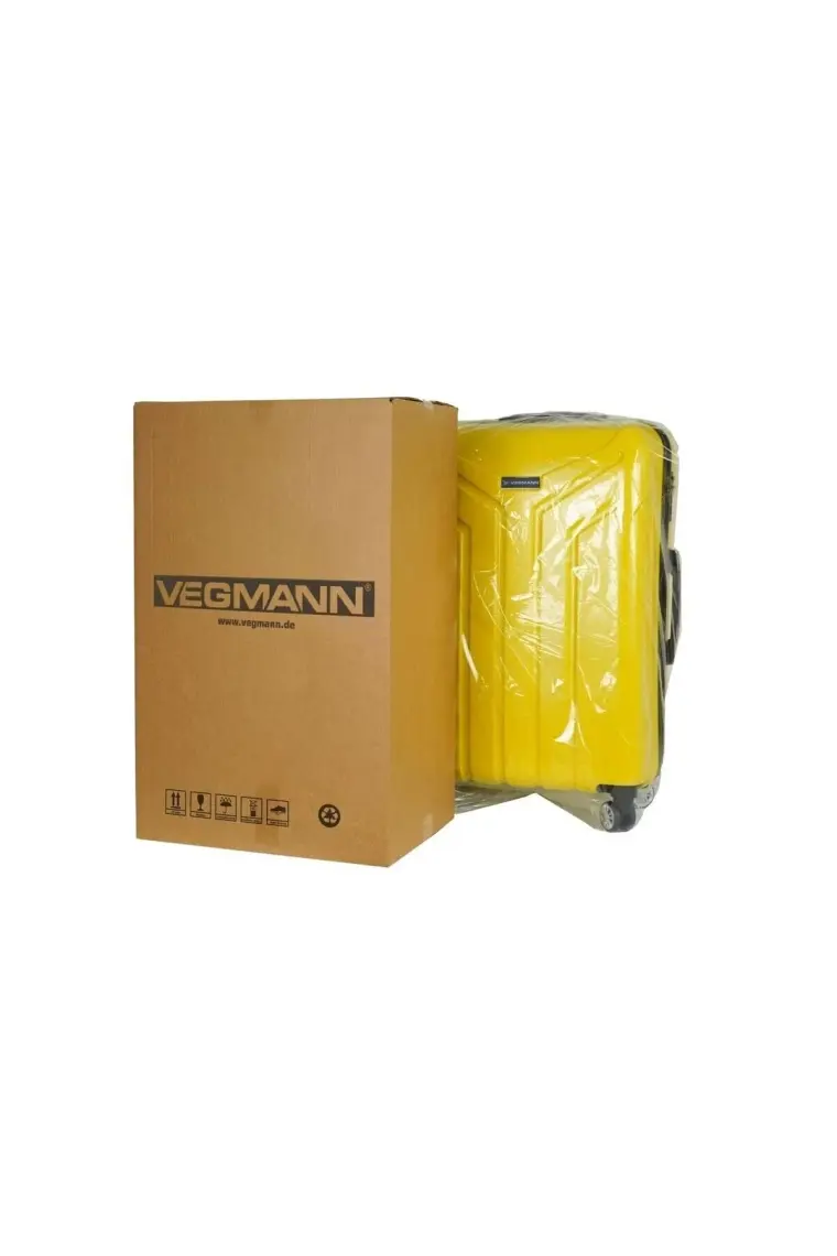 Vegmann Vela Sarı 3 Lü Valiz Seti