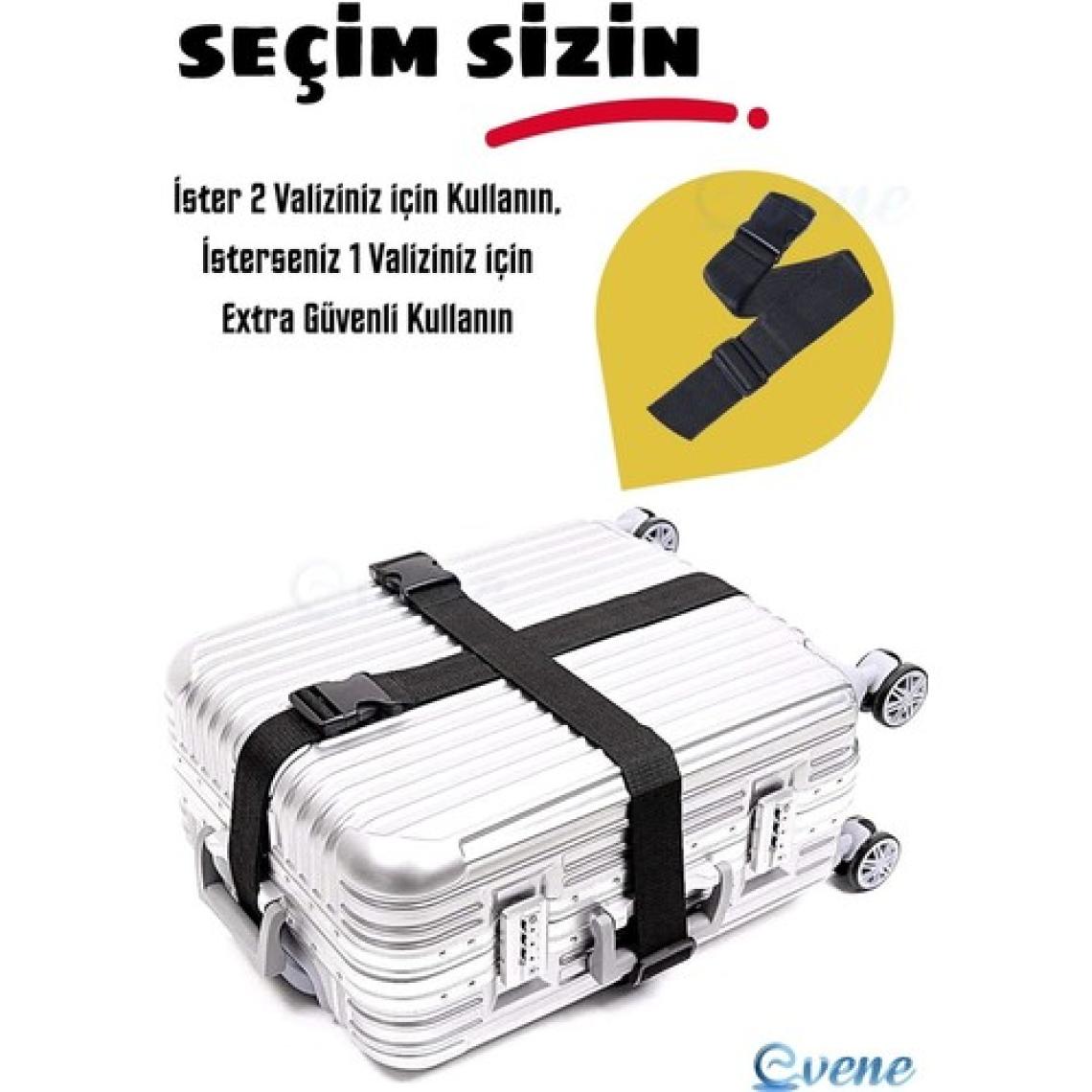 Pandogo Valiz Kilidi Bavul Emniyet Şeridi