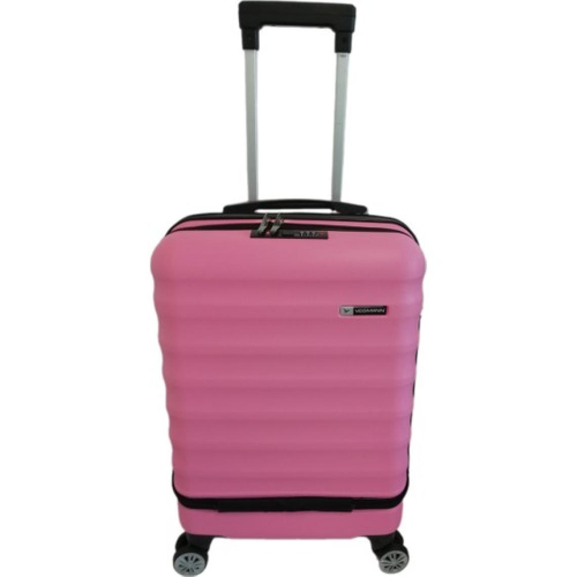 Vegmann Wave Laptop Bölmeli Pembe Kabin Boy Valiz