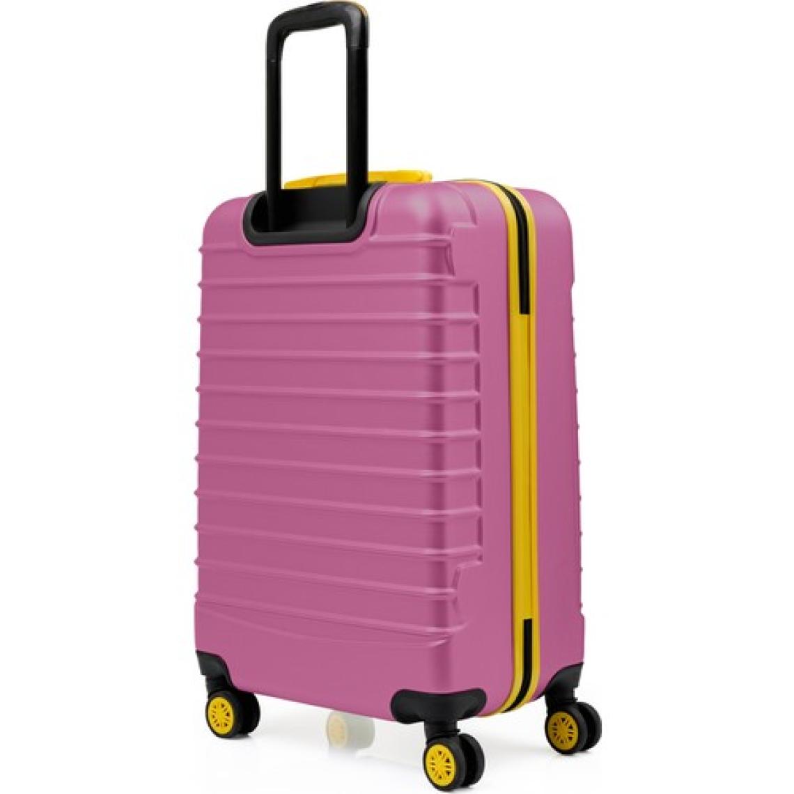 Orta Boy Valiz 4x2 Teker Pembe 1168