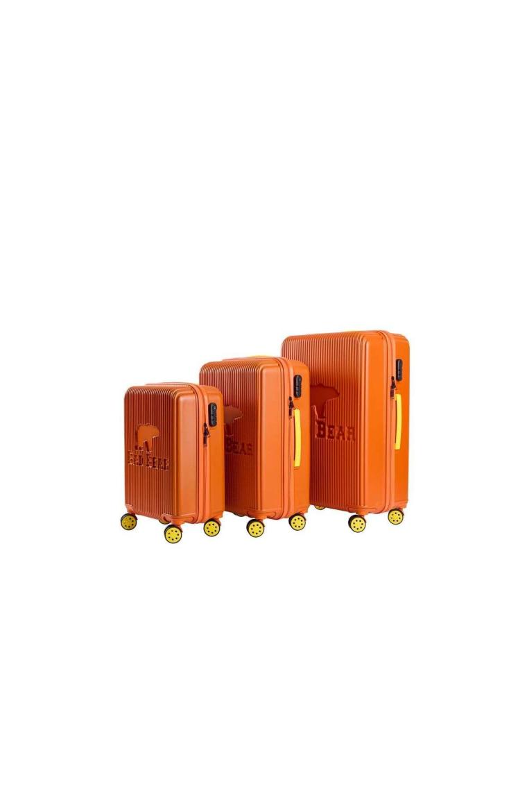 Bad Bear Logo Suıtcase Turuncu