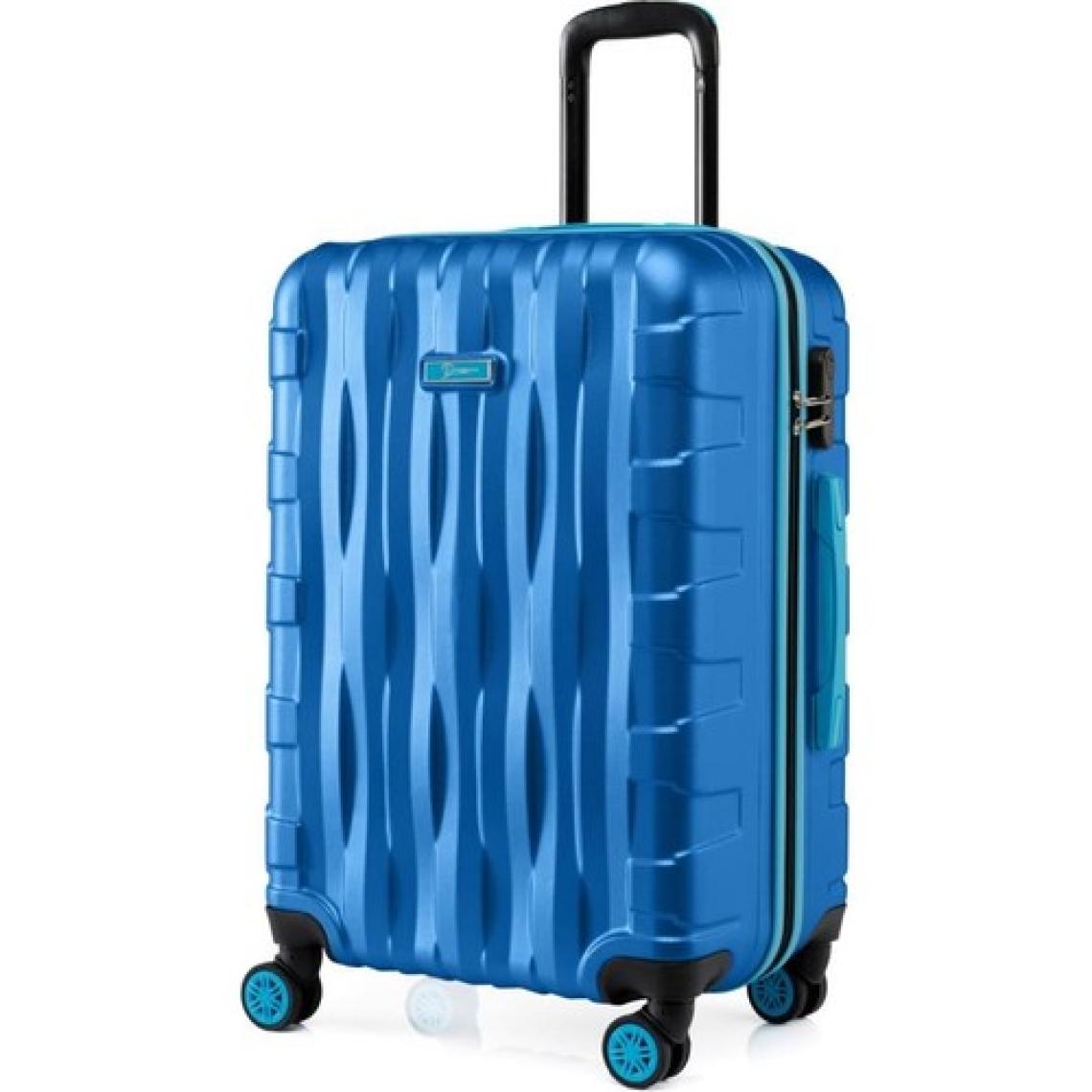 2'li Valiz Seti Orta Boy - Kabin Boy Mavi 1167