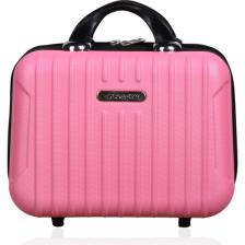 Polo&Sky Class Model Pembe Renk Abs Makyaj Çantası El Valizi