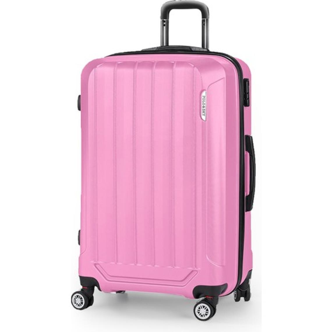 Polo&Sky Spring Model Orta Boy Pembe Renk Valiz Bavul