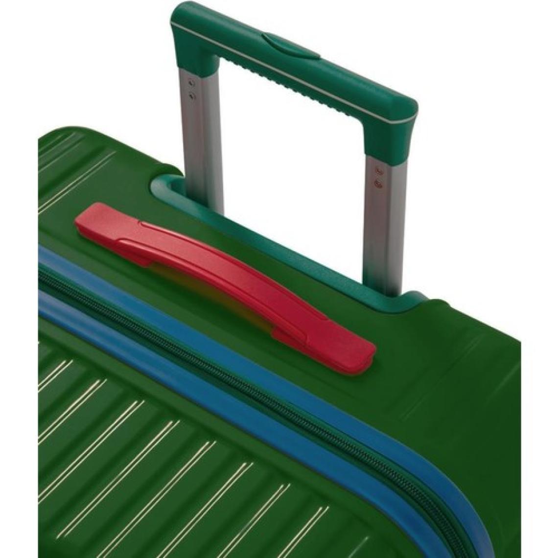 Orta Ve Kabin Boy 2'li Valiz Seti %100 Polikarbon Valiz 4x2 Teker Yeşil 1088