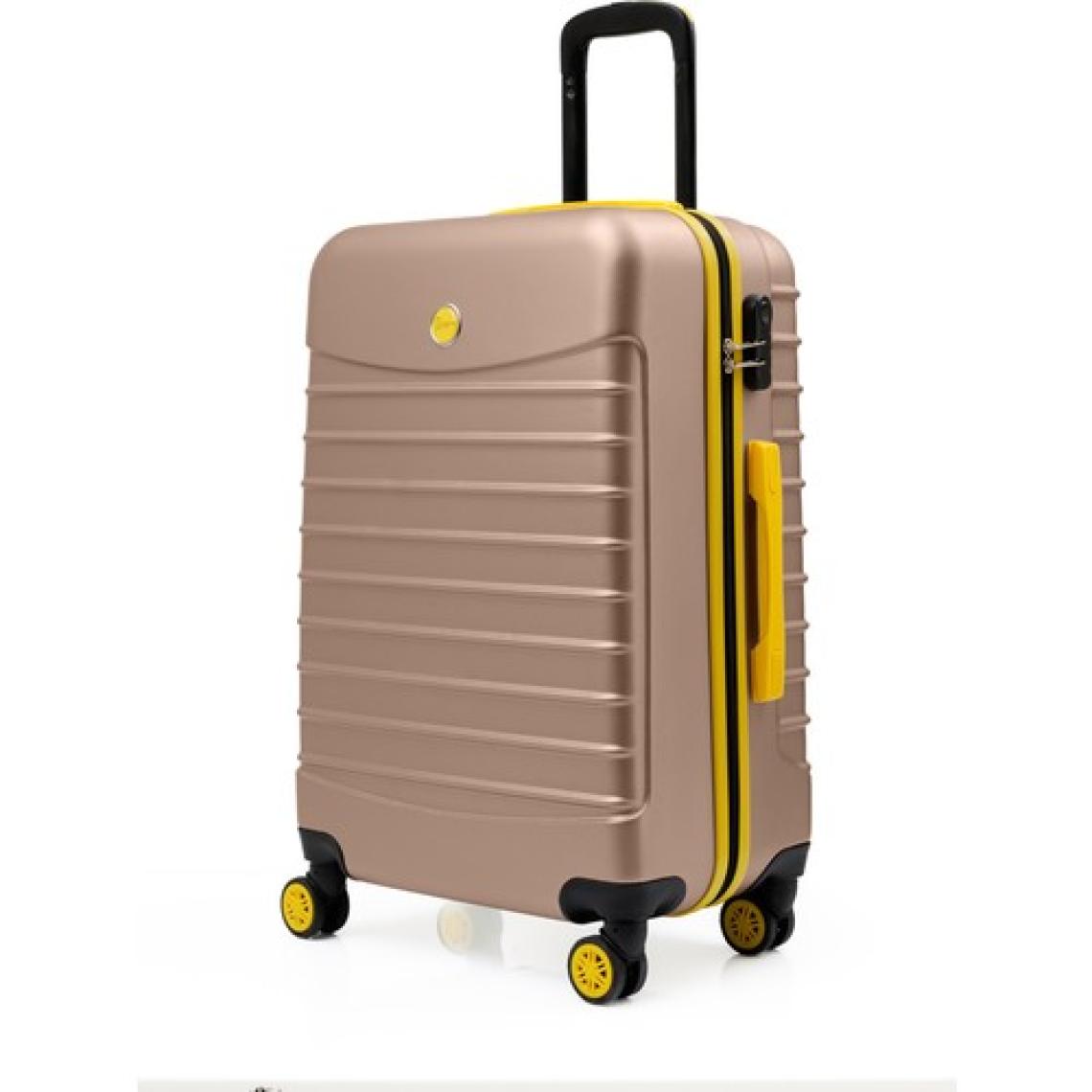Orta Boy Valiz 4x2 Teker Altın 1168
