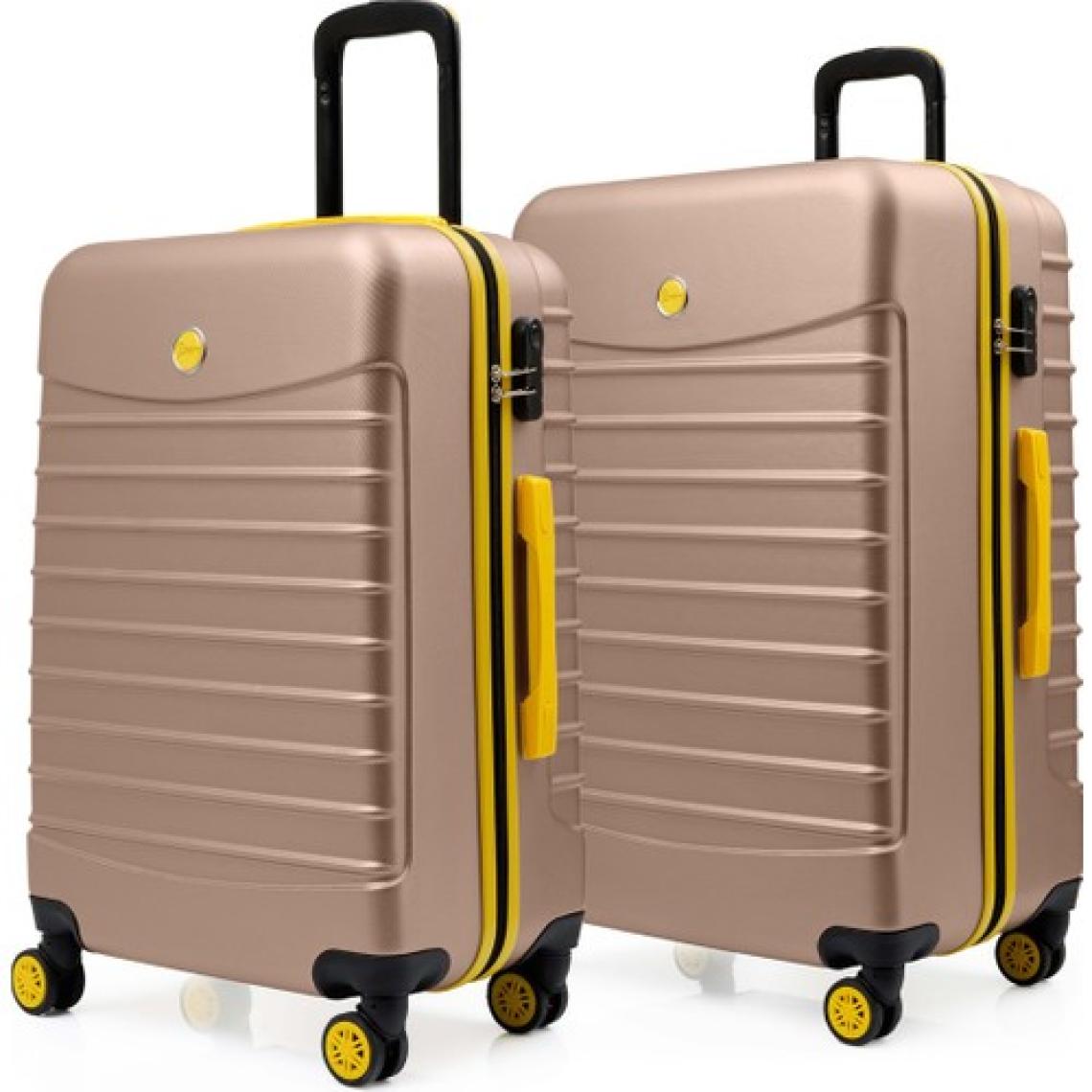 2'li Valiz Seti Büyük Boy - Orta Boy Altın 1168