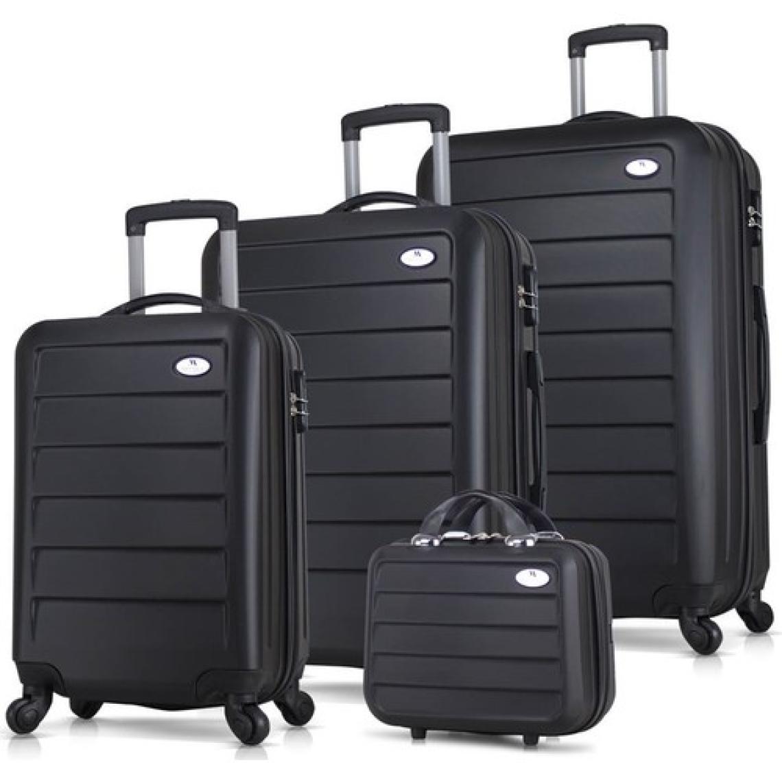 My Valice Ruby Abs 4'Lü Travel Valiz Seti Siyah