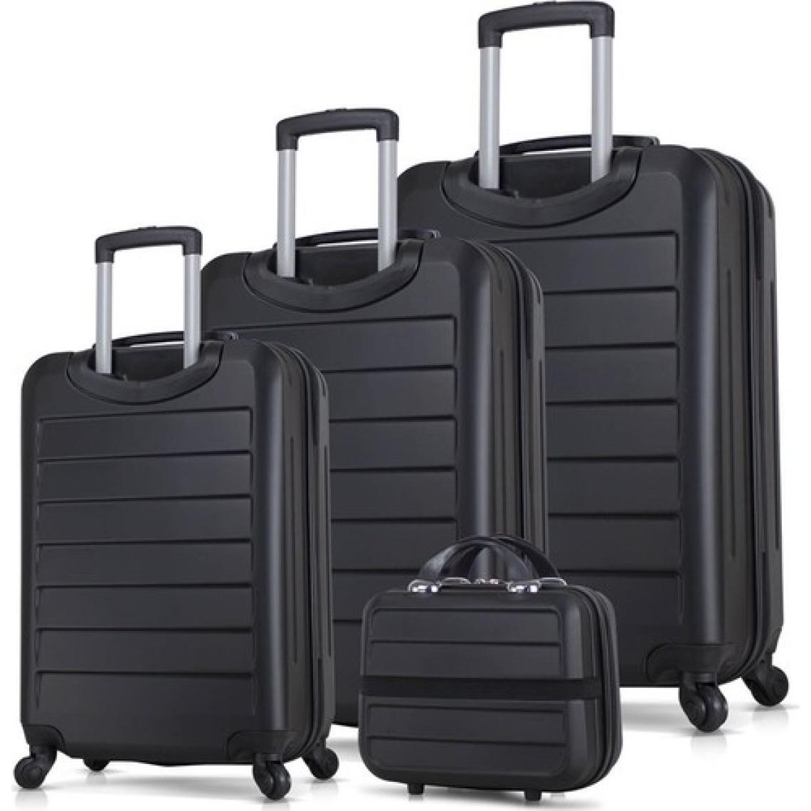 My Valice Ruby Abs 4'Lü Travel Valiz Seti Siyah