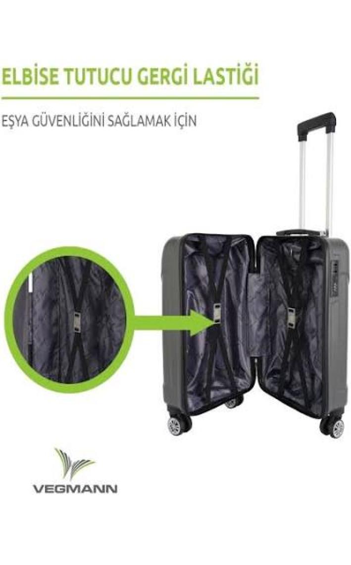 Vegmann Vela Antrasit Orta Boy Valiz
