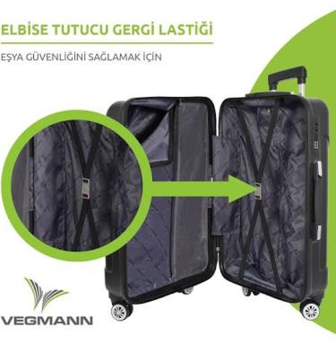 Vegmann Vela Antrasit Orta Boy Valiz