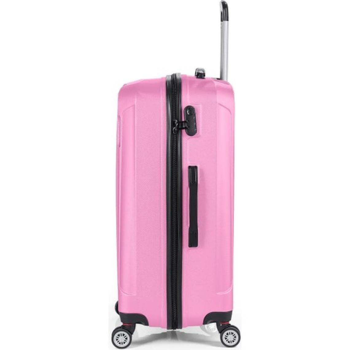 Polo&Sky Spring Model Orta Boy Pembe Renk Valiz Bavul
