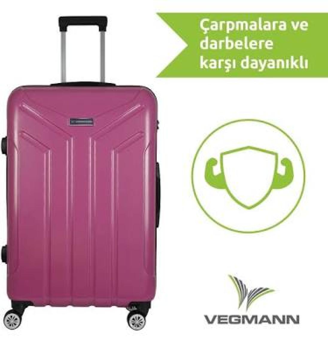 Vegmann Vela Violet 3'lü Valiz Seti