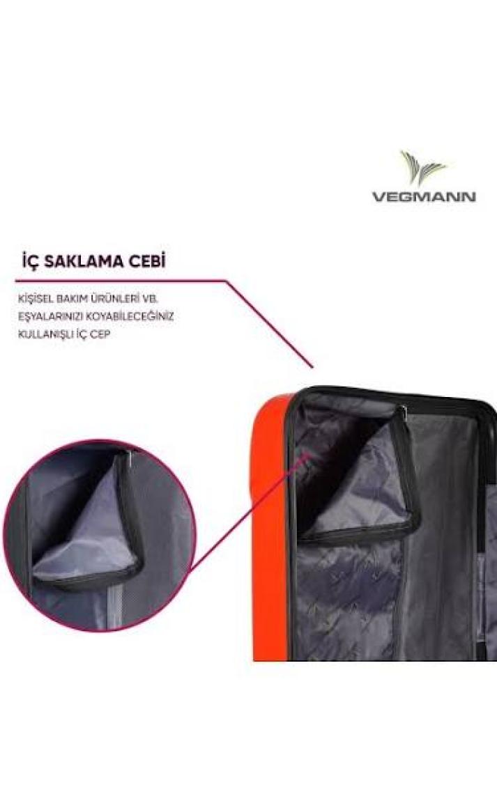 Vegmann Vela Antrasit Orta Boy Valiz