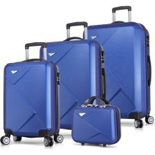 My Valice Diamond Abs 4'Lü Travel Valiz Seti Mavi