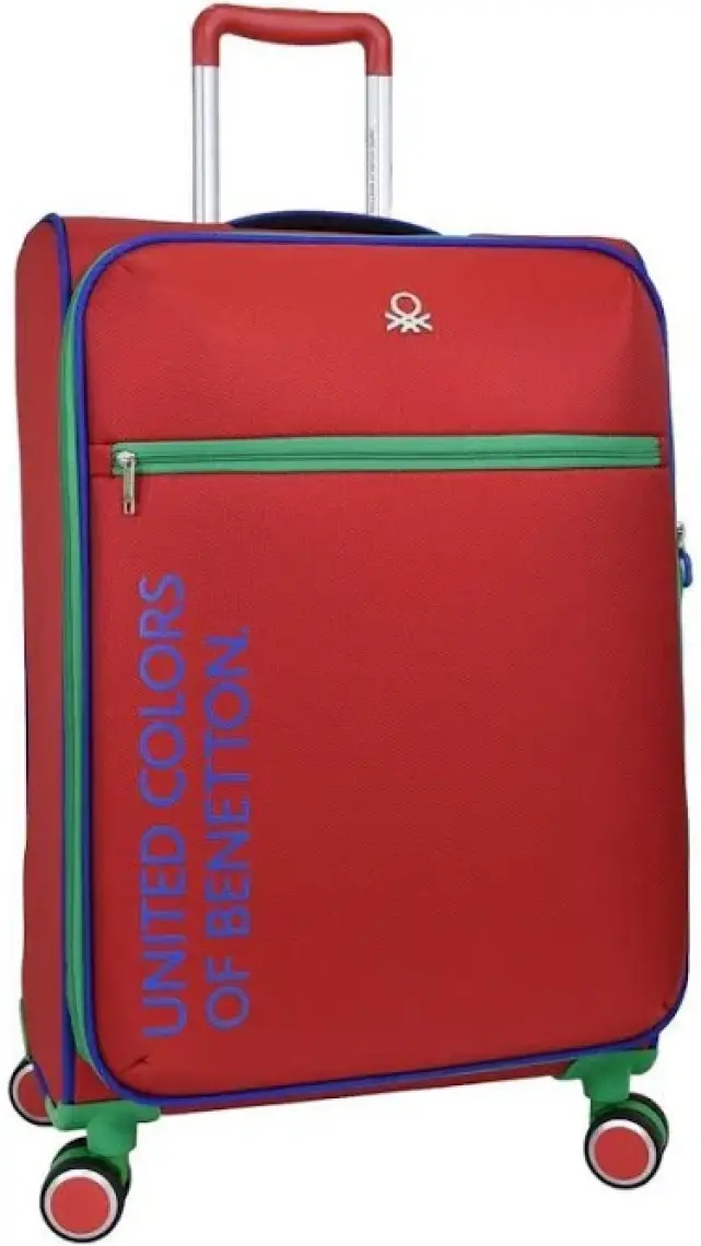 Benetton Büyük Boy Kumaş Valiz Kırmızı Bnt2100