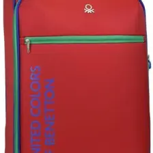 Benetton Büyük Boy Kumaş Valiz Kırmızı Bnt2100