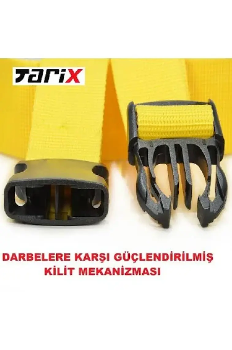 Tarix 4 Adet Sarı Valiz Kemeri + 2 Adet Kırmızı Valiz Etiketi