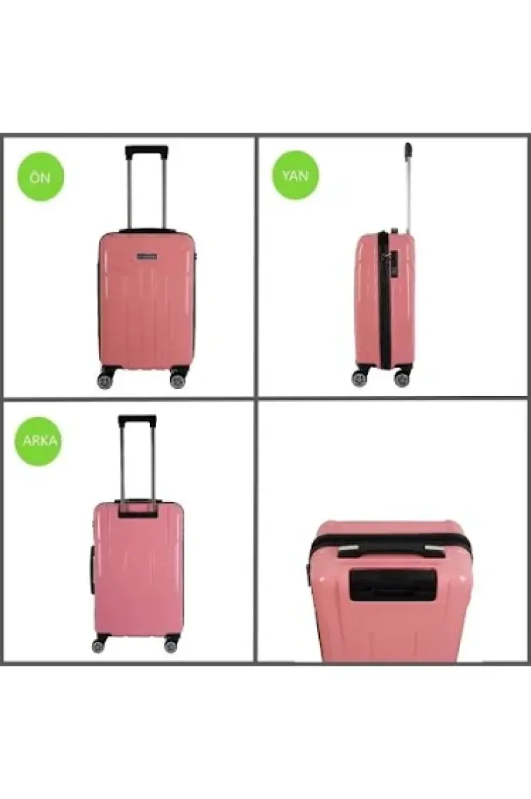 Vegmann Vela Pembe Büyük Boy Valiz