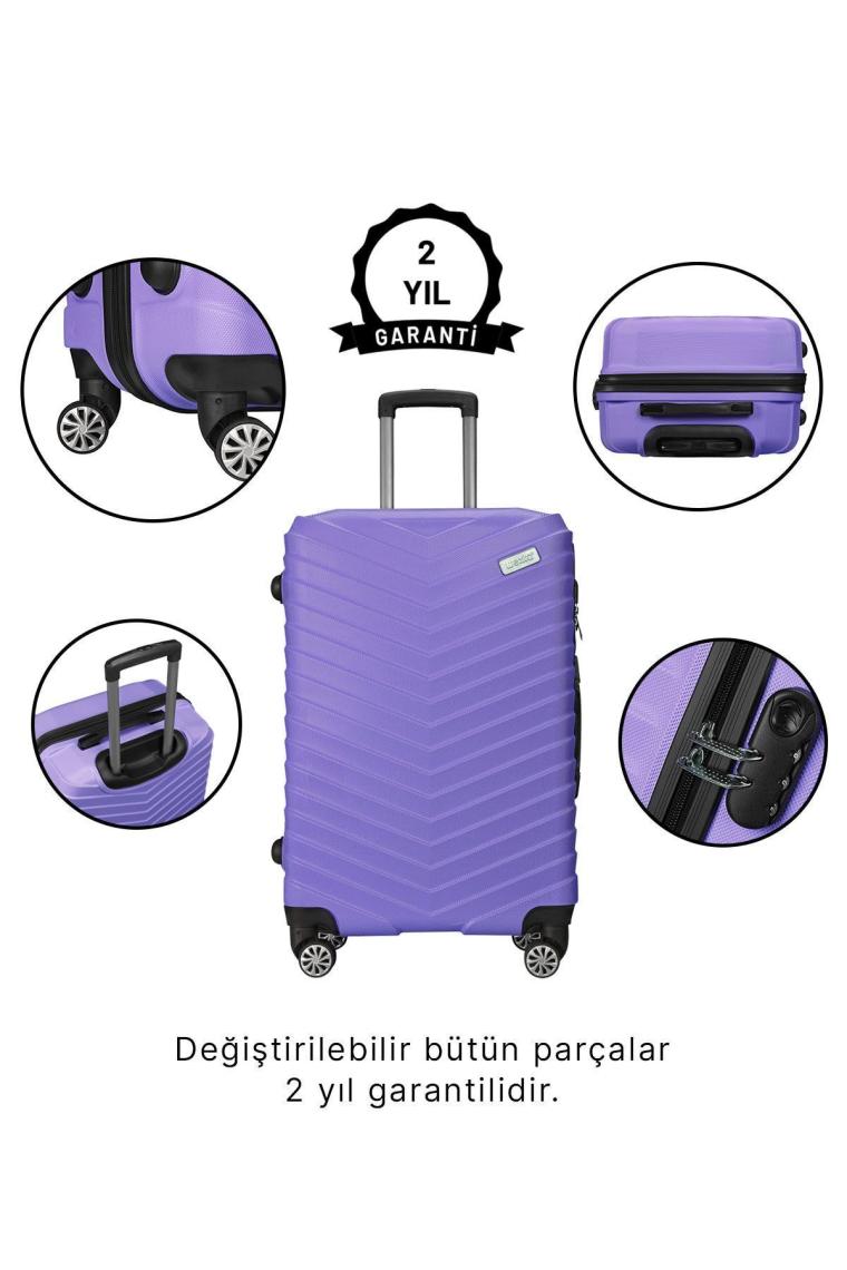 Wx-1001 Mor Büyük Boy Valiz
