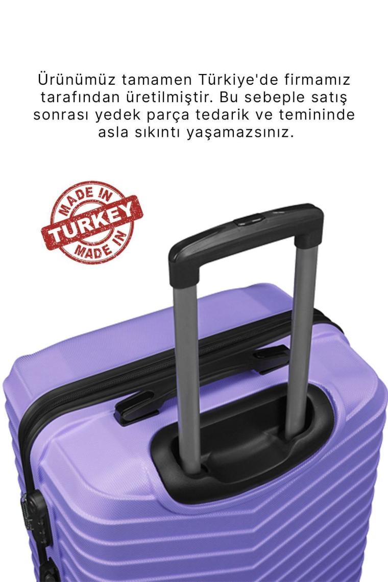 Wx-1001 Mor Büyük Boy Valiz