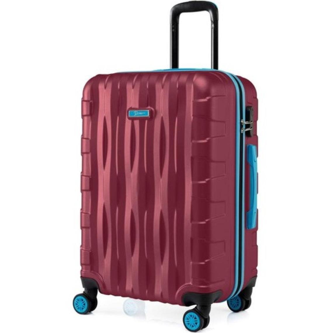 Orta Boy Valiz 4x2 Teker Bordo 1167