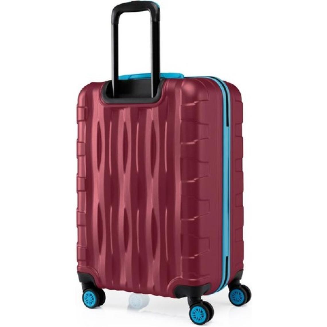 Orta Boy Valiz 4x2 Teker Bordo 1167