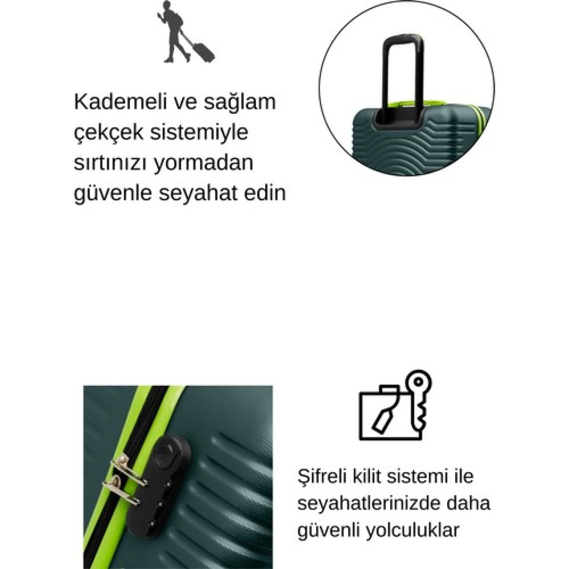 Kabin Boy Valiz 4x2 Teker Haki 1169