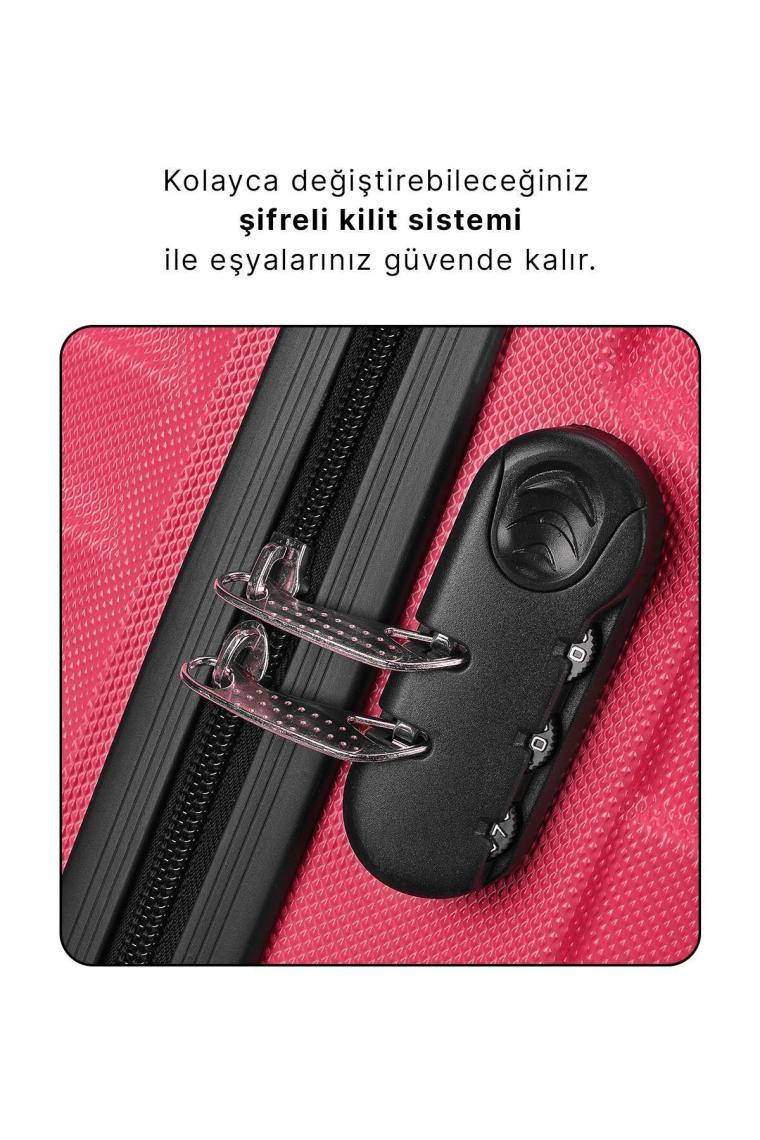 Wx-1001 Fuşya Orta Boy Valiz