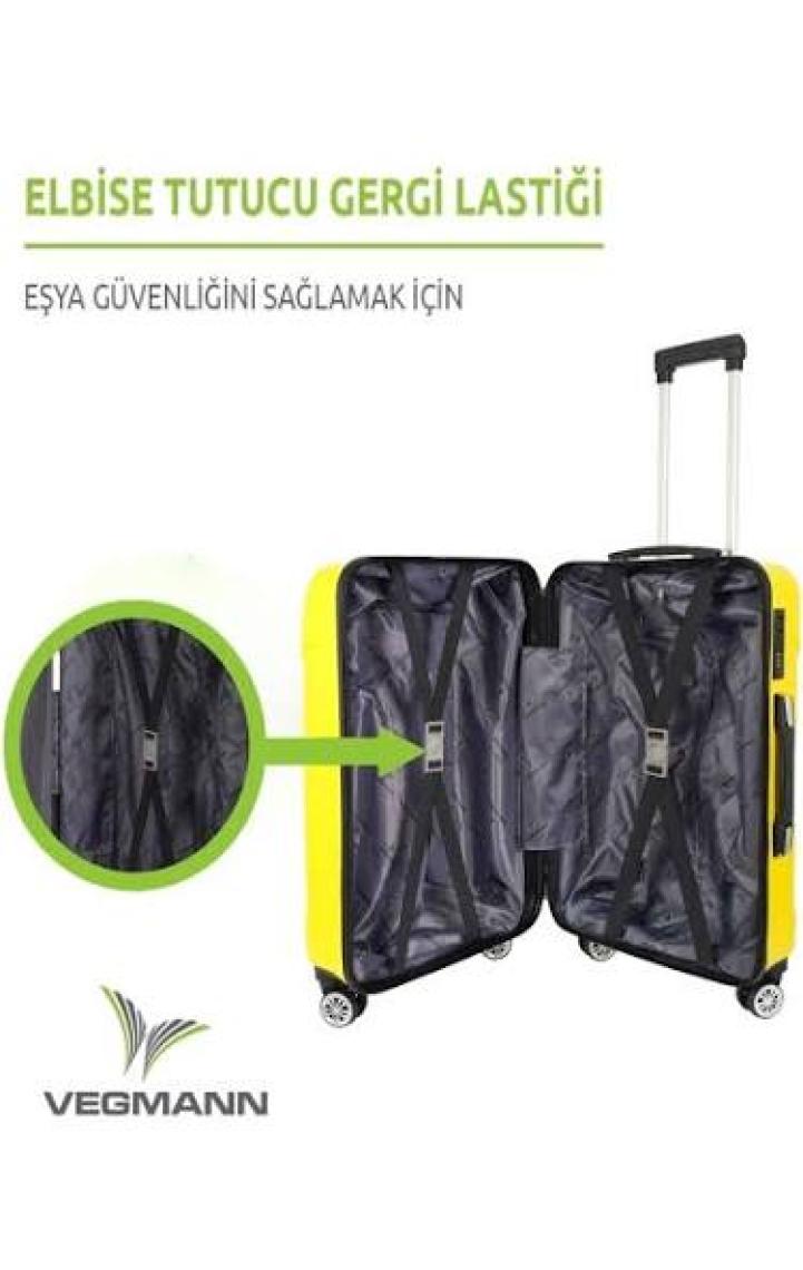 Vegmann Vela Su Yeşili Büyük Boy Valiz