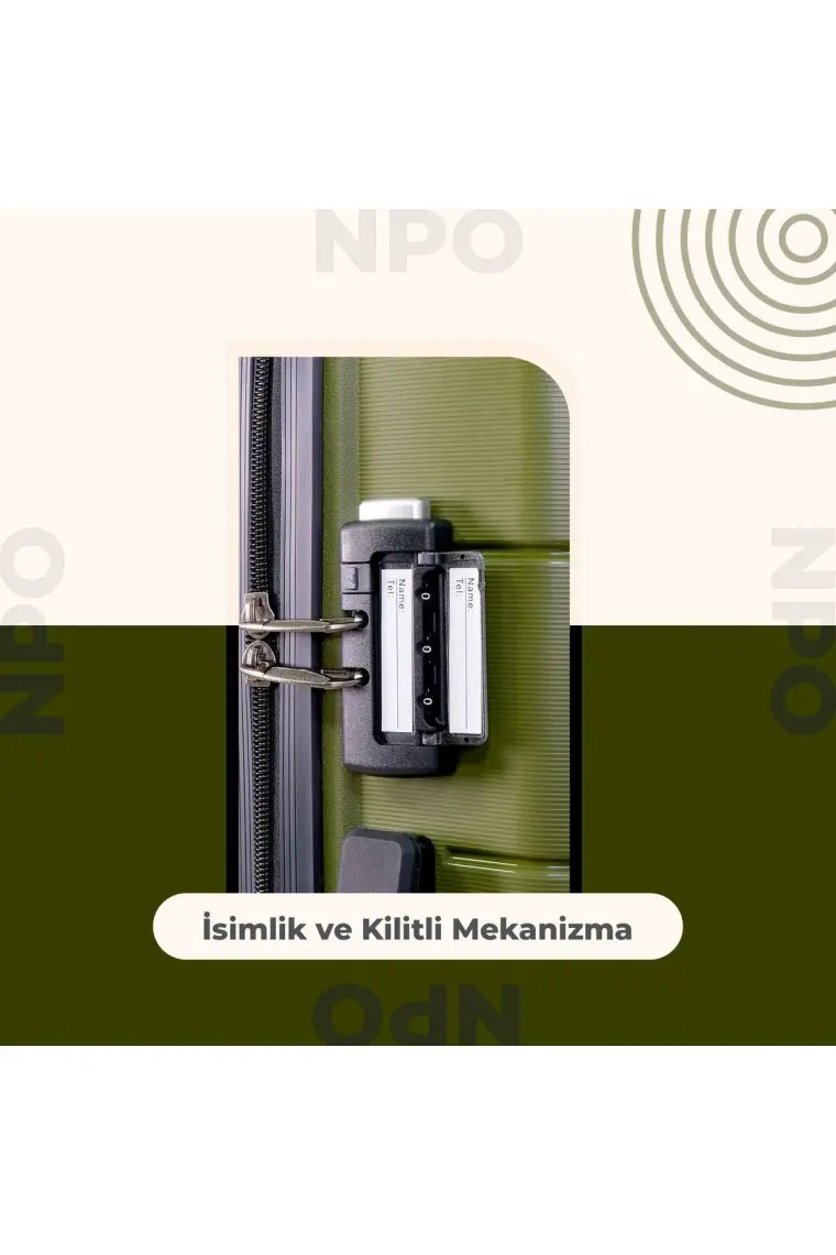 Npo Diamond Pp(Polipropilen) Kırılmaz Valiz