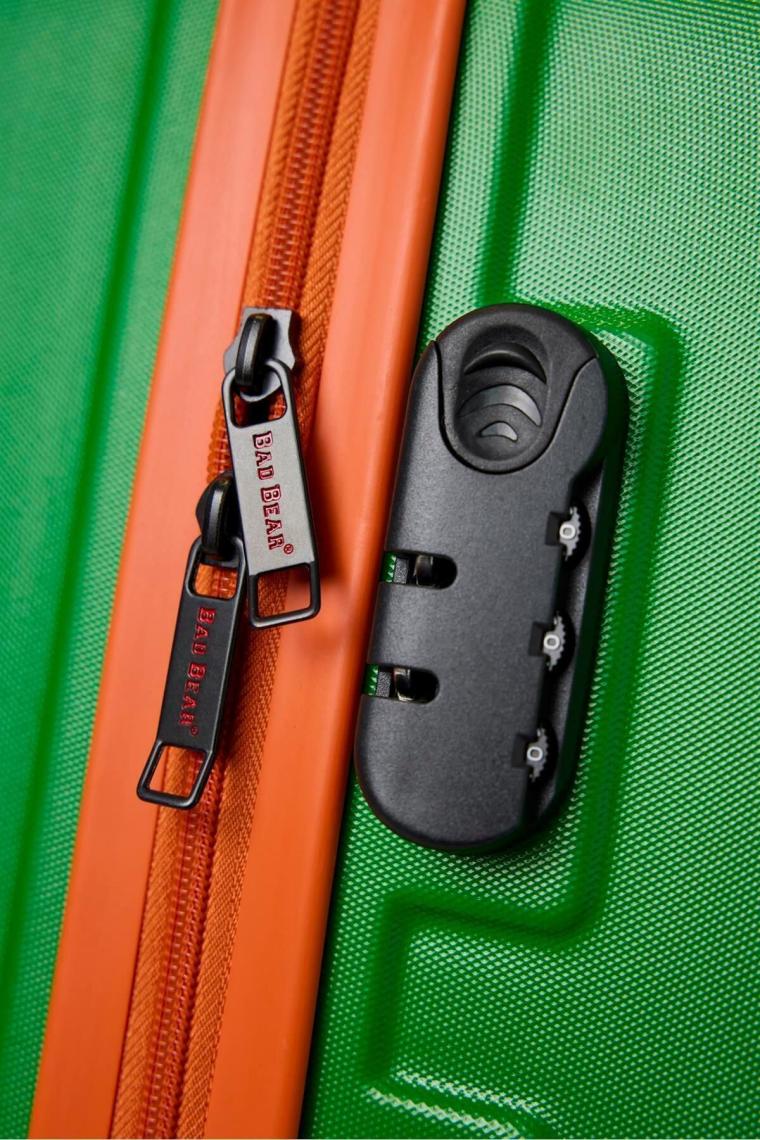Bad Bear Logo Suıtcase Yeşil