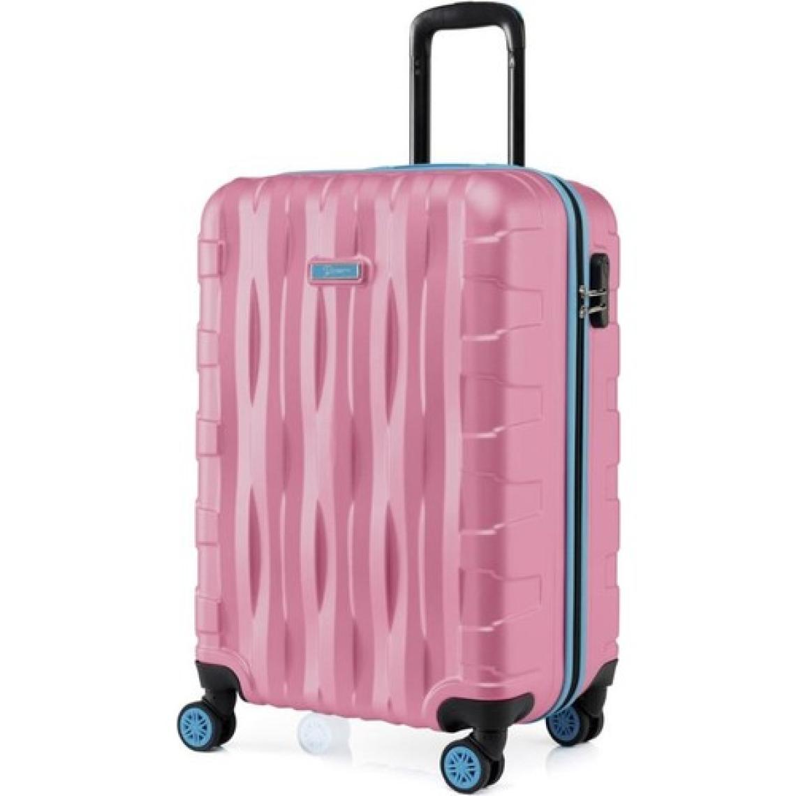 Kabin Boy Valiz 4x2 Teker Pembe 1167