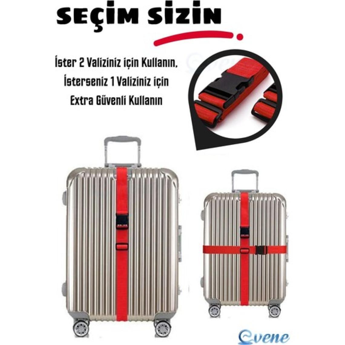 Pandogo Valiz Kilidi Bavul Emniyet Şeridi
