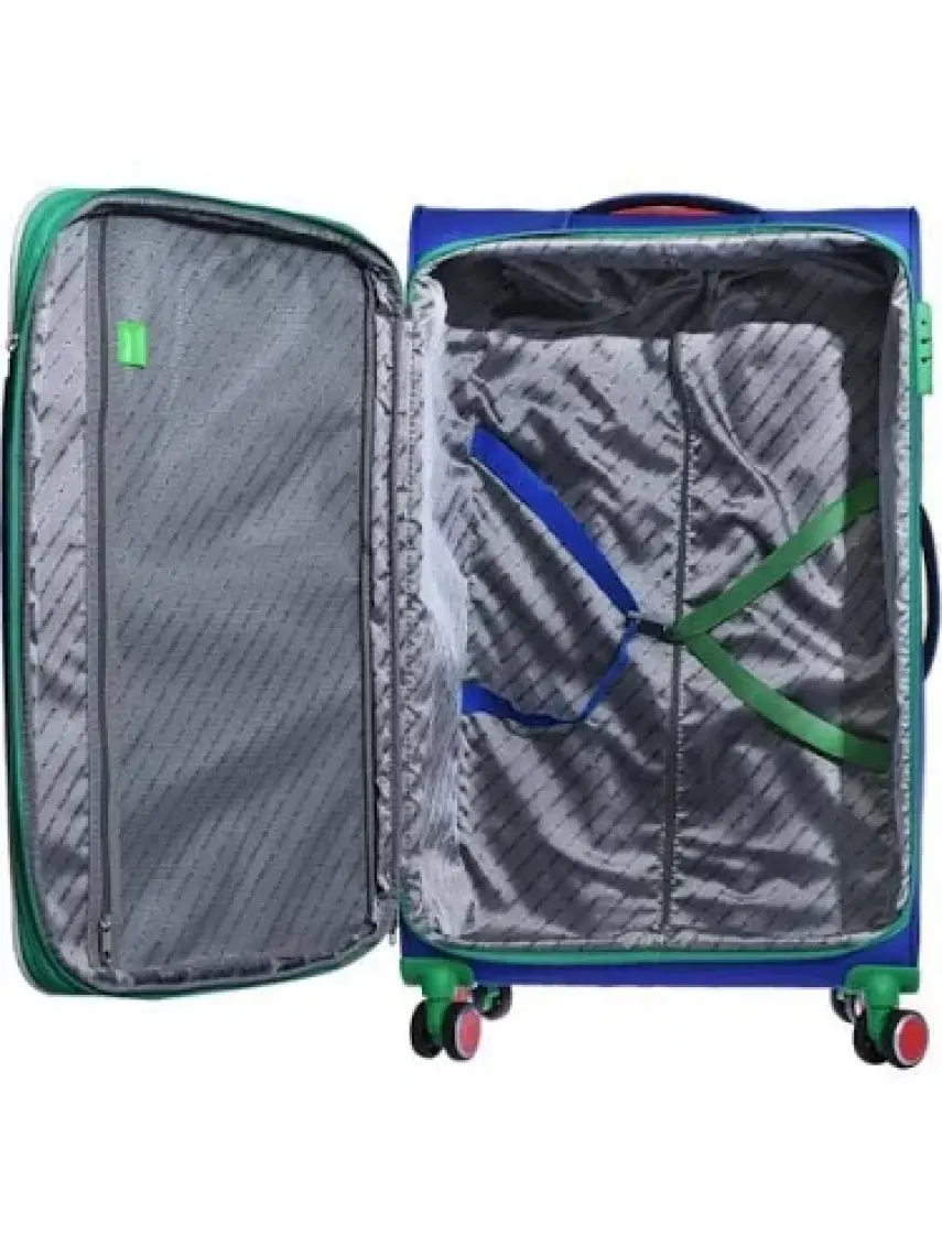 Benetton  Sax Mavi Unisex Büyük Boy Valiz 14BNT2200-01