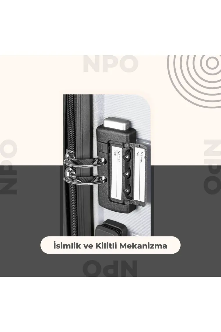 Npo Diamond Pp(Polipropilen) Kırılmaz Valiz