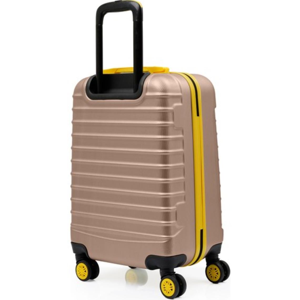 3'lü Valiz Seti Büyük Boy - Orta Boy - Kabin Boy Altın 1168