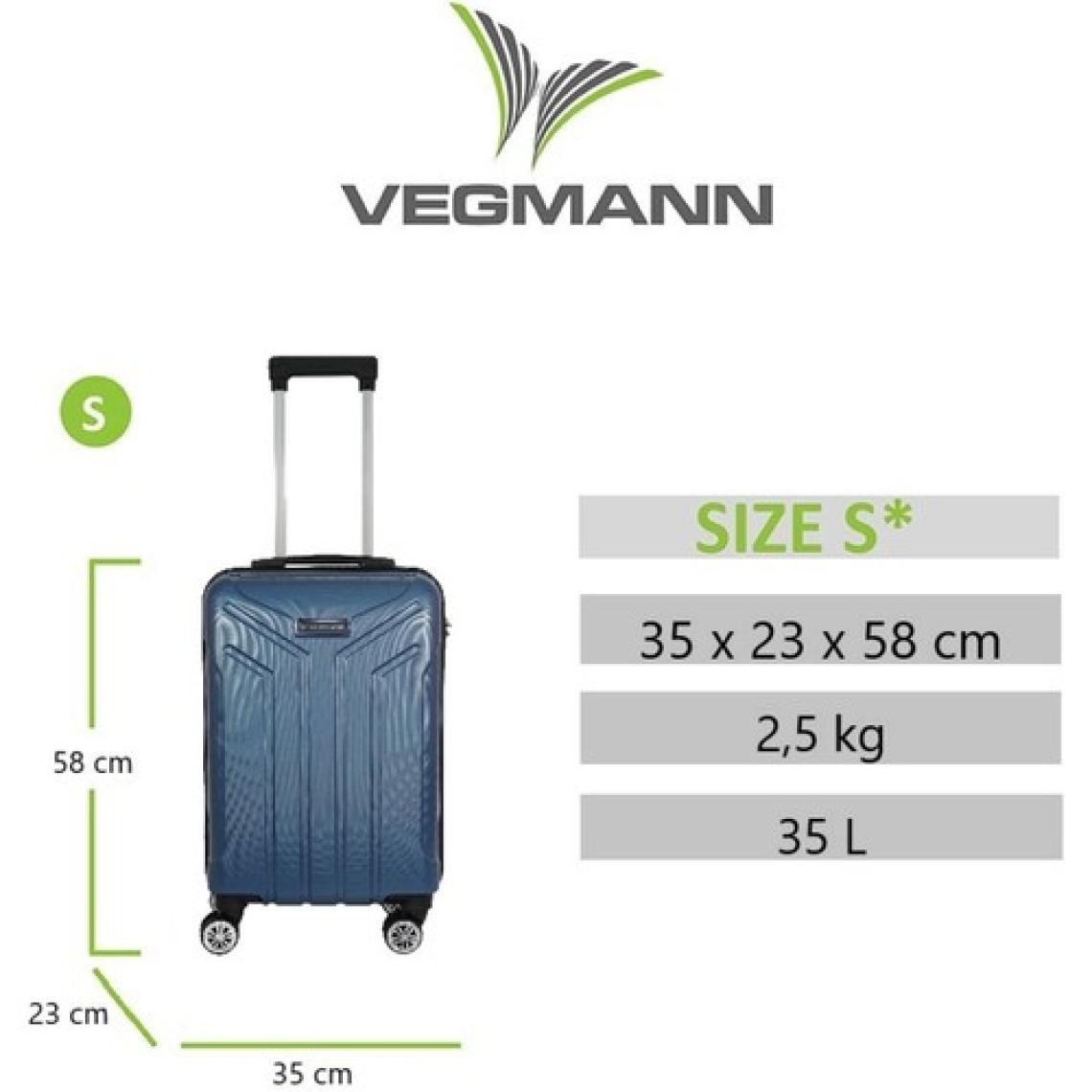 Vegmann Vela Mavi Kabin Boy Valiz