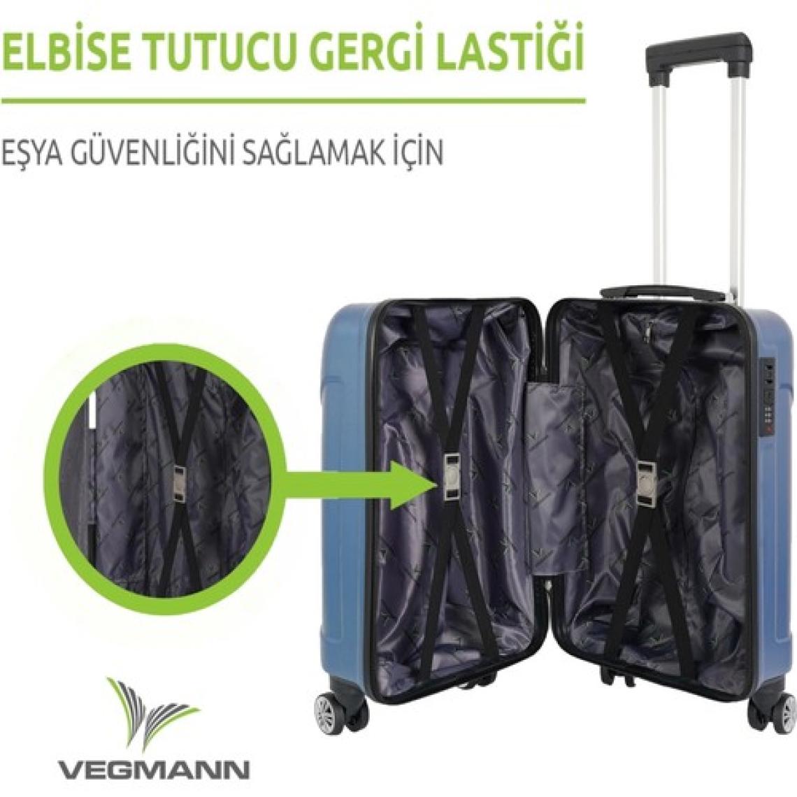Vegmann Vela Mavi Kabin Boy Valiz
