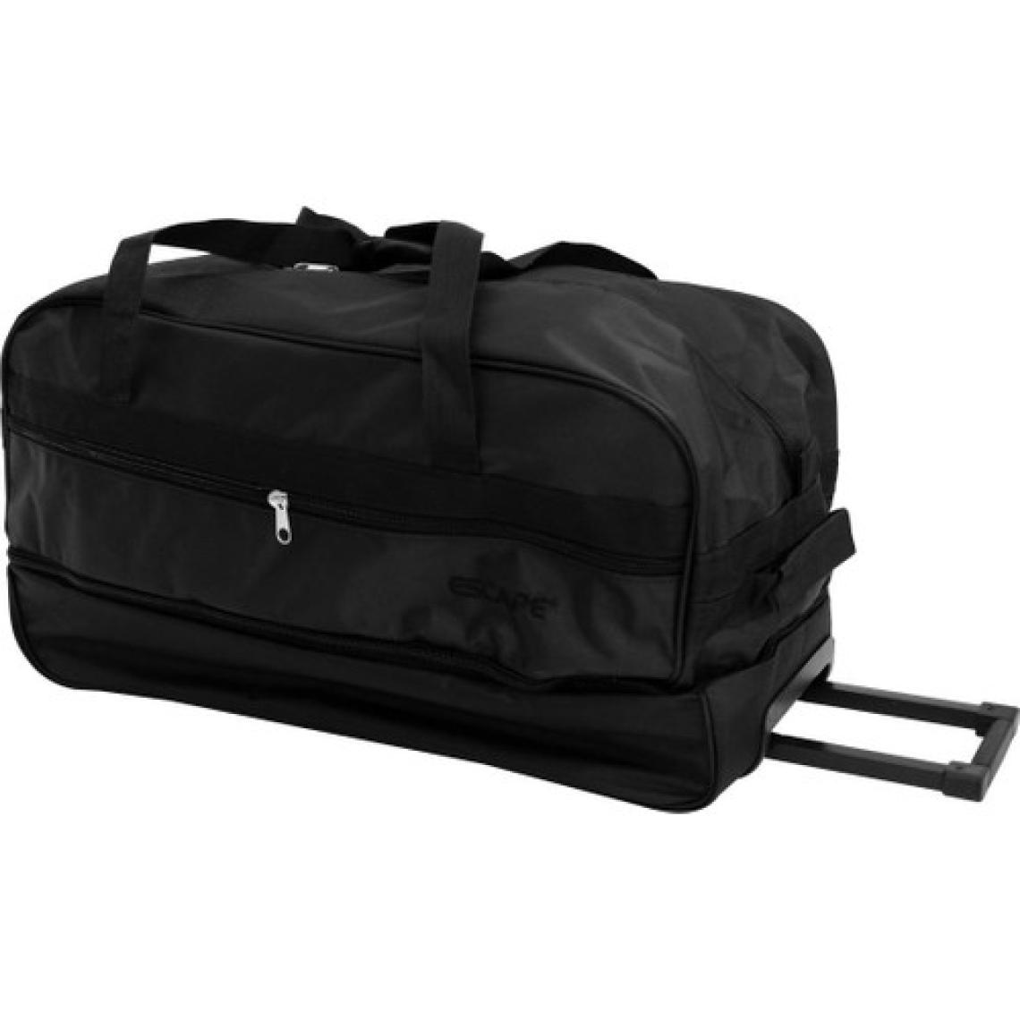 Escape Orta Boy Valiz Tekerlekli Katlanabilir 60 cm Siyah