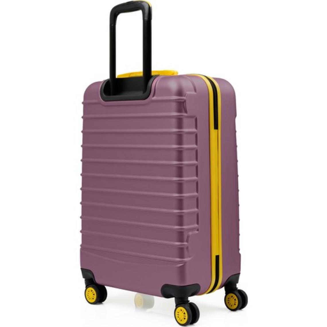 Orta Boy Valiz 4x2 Teker Rose 1168